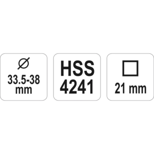 YATO állítható dörzsár HSS 33.5-38 – YT-28965