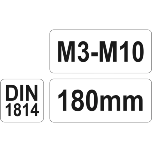 YATO menetfúróhajtó m3-m10 – YT-2996