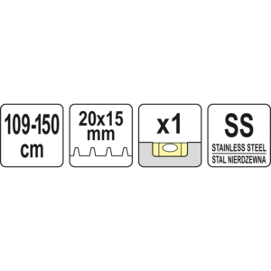 YATO állítható hosszúságú fogasléc – YT-30700