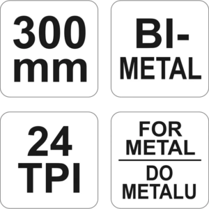 YATO fémfűrész 300 mm fa markolattal – YT-3160