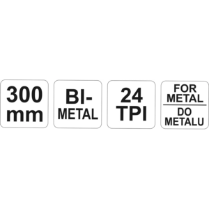YATO fémfűrész 300 mm TPR-markolattal – YT-3161