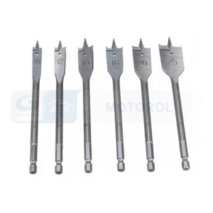 YATO fa lapos fúrószárkészlet 6 db 10-25 mm – YT-3258