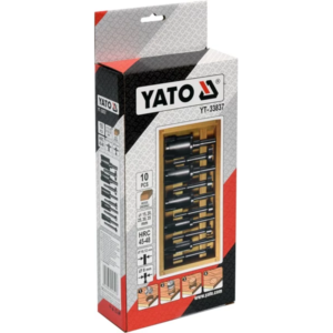 YATO fa csapfúró- és süllyesztőkészlet 15-35 mm 10 db – YT-33837