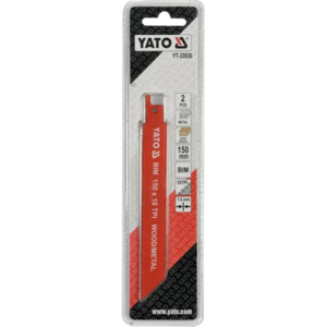 YATO fűrészlapok bimetál 150 mm 10TPI 2 db – YT-33930