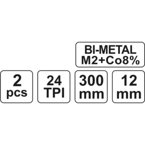 YATO fémfűrészlap 300 mm 2 db. bimetál – YT-3462