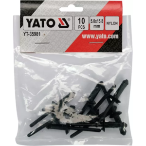 YATO műanyag szegecsek 5,0 × 15.8 mm 10 db – YT-35981