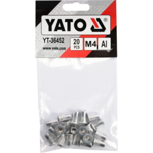 YATO alumínium szegecsanyák m4, 20 db – YT-36452