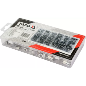 YATO alumínium szegecsanyákészlet m3- m10, 150 db – YT-36460