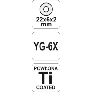 YATO vágókorong markolattal 22 × 6 × 2 mm – YT-3712