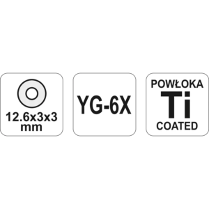 YATO csempevágó kerék csavarral, 12,6 × 3 × 3 mm – YT-3713
