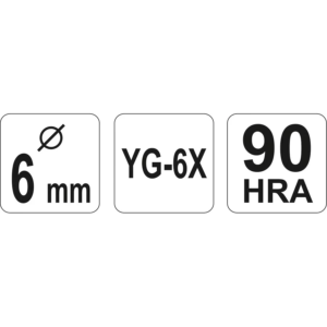 YATO üveg- és kerámiafúró 6 mm – YT-3726