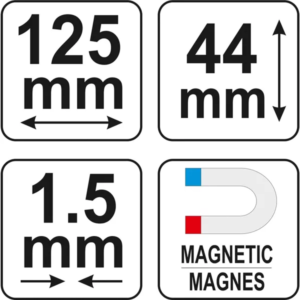 YATO profilmásoló sablon 125 mm – YT-3735