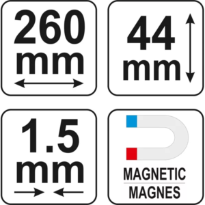 YATO profilmásoló sablon 260 mm – YT-3736