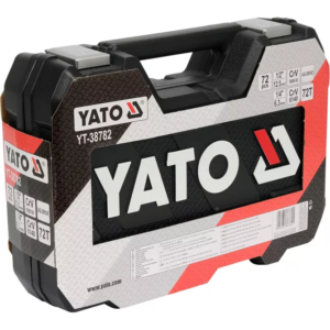 YATO szerszámkészlet 1/2, 1/4, 72 db, m – YT-38782