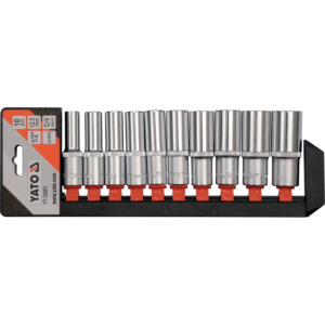 YATO hosszú dugókulcskészlet 1/2, 10 db – YT-38861