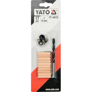 YATO köldökcsapos/dübelkötés-készlet 6 mm – YT-44112