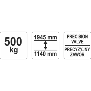 YATO sebességváltó-emelő 0,5 t – YT-55600