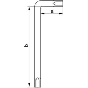 YATO torx kulcs hosszú t6 12 db – YT-5820