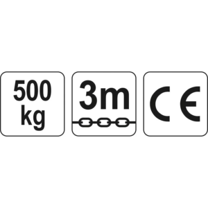 YATO láncos emelő 0,5 t – YT-58950