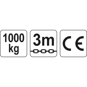 YATO láncos emelő 1,0 t – YT-58951