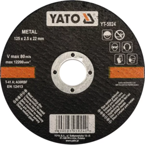 YATO fémvágó korong 125 × 2,5 mmx22 – YT-5924