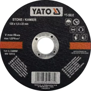 YATO kővágó korong 125 × 1,5 mmx22 – YT-5932