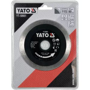 YATO gyémántvágó korong 115 mm kerámiához – YT-59951