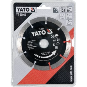 YATO gyémántvágó korong 125 mm szegmentált – YT-59962
