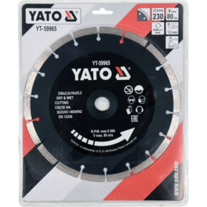 YATO gyémántvágó korong 230 mm szegmentált – YT-59965