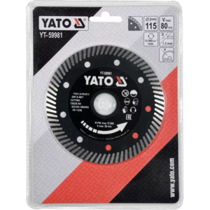 YATO turbo gyémántvágó korong 115 mm részére greslaphoz – YT-59981