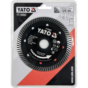 YATO turbo gyémántvágó korong 125 mm részére greslaphoz – YT-59982