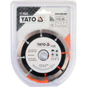 YATO szegmentált gyémánt vágókorong, 115 mm – YT-6002