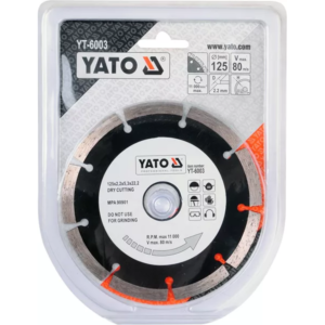 YATO szegmentált gyémánt vágókorong, 125 mm – YT-6003