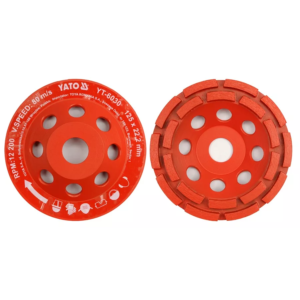 YATO gyémánt csiszolótányér betonhoz/kőhöés 125 × 22 mm – YT-6030