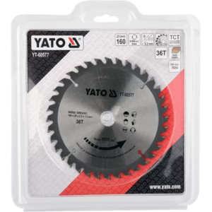 YATO tCT fa fűrészlap 160 × 36 mm t × 20 mm – YT-60577
