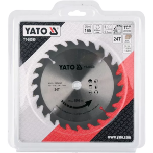 YATO tCT fa fűrészlap 165 × 24 mm t × 16 mm – YT-60590