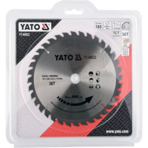 YATO tCT fa fűrészlap 185 × 36 mm t × 20 mm – YT-60622