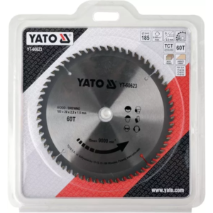 YATO tCT fa fűrészlap 185 × 60 mm t × 20 mm – YT-60623