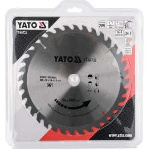 YATO tCT fa fűrészlap 255 × 36 mm t × 30 mm – YT-60732