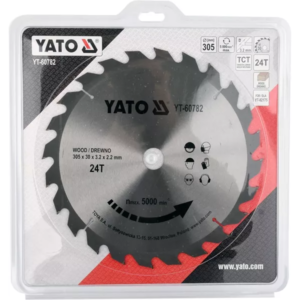 YATO keményfémlapkás fa fűrészlap 305 × 24 mm t × 30 mm – YT-60782