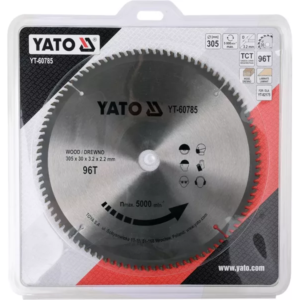YATO keményfémlapkás fa fűrészlap 305 × 96 mm t × 30 mm – YT-60785
