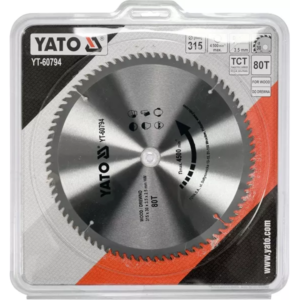 YATO keményfémlapkás fa fűrészlap 315 × 80 mm t × 30 mm – YT-60794