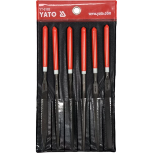YATO készlet reszelők tűreszelők 6 db. 5 × 180 mm × 85 mmm – YT-6162