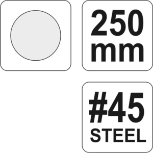 YATO fareszelő kerek 250 mm 45 – YT-6221