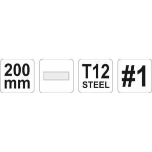 YATO fémreszelő lapos 200 mm 1 – YT-62229
