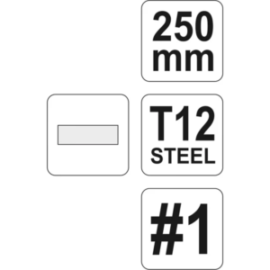 YATO fémreszelő lapos 250 mm 1 – YT-6223