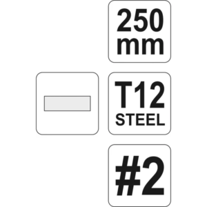YATO fémreszelő lapos 250 mm 2 – YT-6228