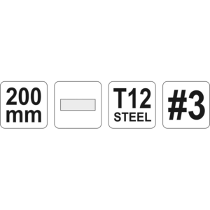 YATO fémreszelő lapos 200 mm 3 – YT-62329