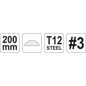 YATO fémreszelő félkerek 200 mm 3 – YT-62349