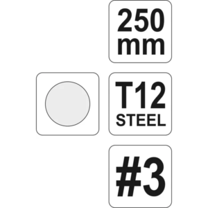 YATO fémreszelő kerek 250 mm 3 – YT-6236